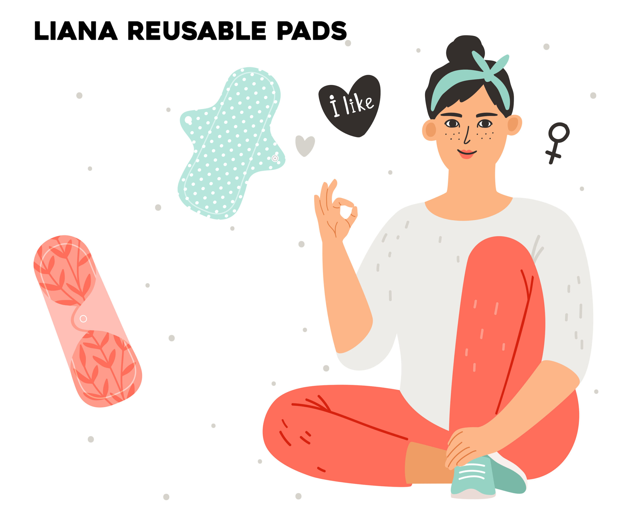 I like Liana reusable pads